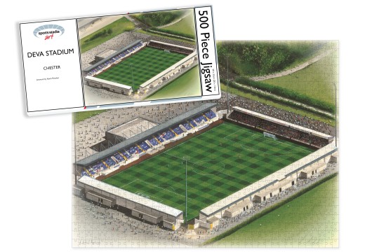 Chester FC Deva Stadium Art Jigsaw Puzzle